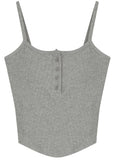 Mauve Snap Tank Top