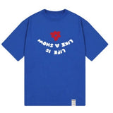 Big Reverse Lettering Short Sleeve Tee