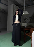 WAIST FOLD SLIT LONG SK