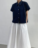 Tapt Big Pocket Crop Shirt