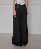 Asymmetrical Wide Pants