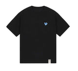 Blue Heart Cloud Smile Short Sleeve Tee