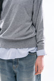 Lilia V-neck basic knit
