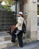 Roach waffle henley neck long sleeve