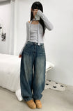 moity denim balloon pants