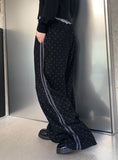 Verse Dot Line Wide Track Pants