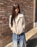 Bellen Button Tweed Jacket