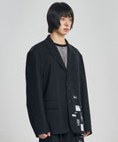 [SET] Wool Blend Oversized Tailored Set-Up