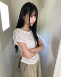 Cheta Flower Short Sleeve T-shirt