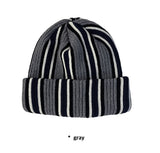 STRIPE PATTERN BEANIE
