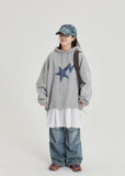 [BAONHAUS] Sentil Star Embroidered Hoodie