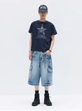 CRACKED STAR HALF T