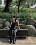 Mob Raw Denim Sleeveless Set-Up