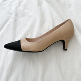 Linel color matching stiletto heel
