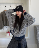 Caven Stripe Hooded Zip-Up