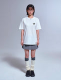 Bear Heart Black Embroidered Short Sleeve Tee