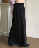 Mutin Jersey Maxi Banding Long Skirt