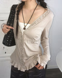 Etin Rose Stone Necklace