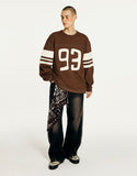 Track Balloon Denim Pants