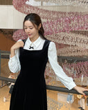 Lobil Ribbon Collar Blouse