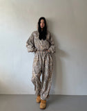 Trees Real Pattern Hood Zip Up