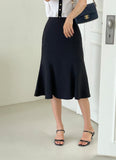 Deuelrin Mermaid Slit Skirt