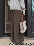 DENTS NYLON BANDING BALLOON PANTS