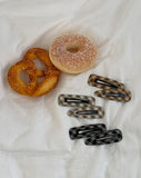 Cohen Check Snap Hairpin Set