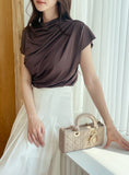 Dayzel Half Drape Cool Span T-Blouse