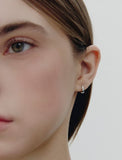 Precise Silver (W) One-Touch Earrings S