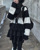 Tsuhi Corduroy Tiered Mini Skirt