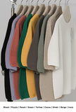 [Premium] Whole Garment Miru Short Sleeve Knitwear