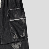 Ghost Washing Cargo Banding Denim