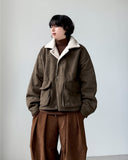 Suede Fur Mustang Jacket