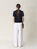 [Premium] Ete Linen Collar Short Sleeve Knit