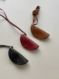 Leather Glasses Key Ring Holder