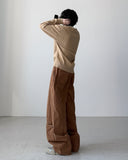 Pin Layered Round Knit