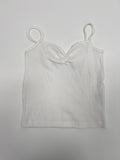 Butter Shirring Ribbed Sleeveless