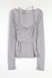 Layered ruby T-shirt