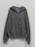 Biz Pigment Overfit Hooded Zip-Up