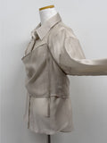 [Bustier SET] Artique Tencel Seethrough Blouse