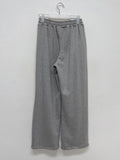 One tuck banding training wide pants