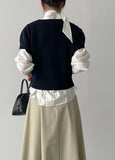Delu Round Half Knit