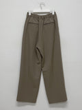 [unisex] Leel Two Tuck Banding Wide Slacks