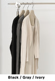 [Premium] Issey Pleats Sleeveless & Cardigan Set-up
