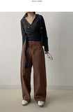 414 Rivet Cotton Wide Pants