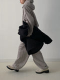 [unisex] Numbering Pigment Wide Training Pants