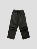 Essential brushed nylon parachute pants