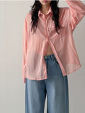 [Unisex] Fomi Linen Check Over Fit Shirt