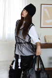 Mor chiffon blouse